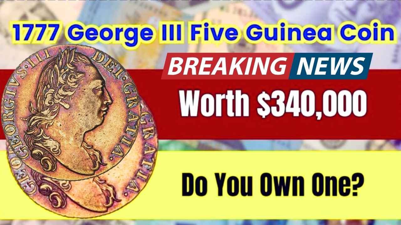 1777 George III Five Guinea Coin